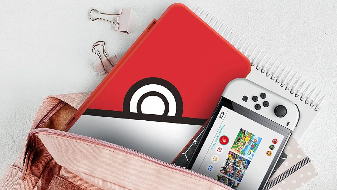 Transporta hasta 24 juegos de Nintendo Switch en este estuche magnético con diseño de Pokémon por 15 euros