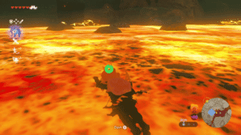 Truco permite nadar en la lava en Zelda: Breath of the Wild