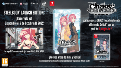 La serie CHAOS llega a Nintendo Switch con CHAOS Pack Doble: reserva disponible