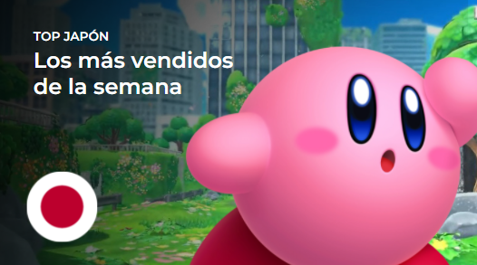 Kirby y la tierra olvidada continúa siendo lo más vendido de la semana en Japón (7/4/22)