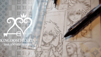 Tetsuya Nomura, creador de Kingdom Hearts, muestra un avance de un dibujo que está preparando por el 20º aniversario de la franquicia