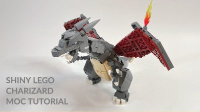 Pokémon: Este vídeo nos muestra el proceso de creación de un Charizard variocolor hecho de LEGO