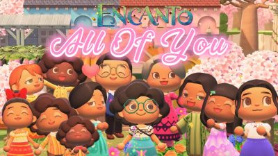Recrean esta escena de Encanto de Disney en Animal Crossing: New Horizons