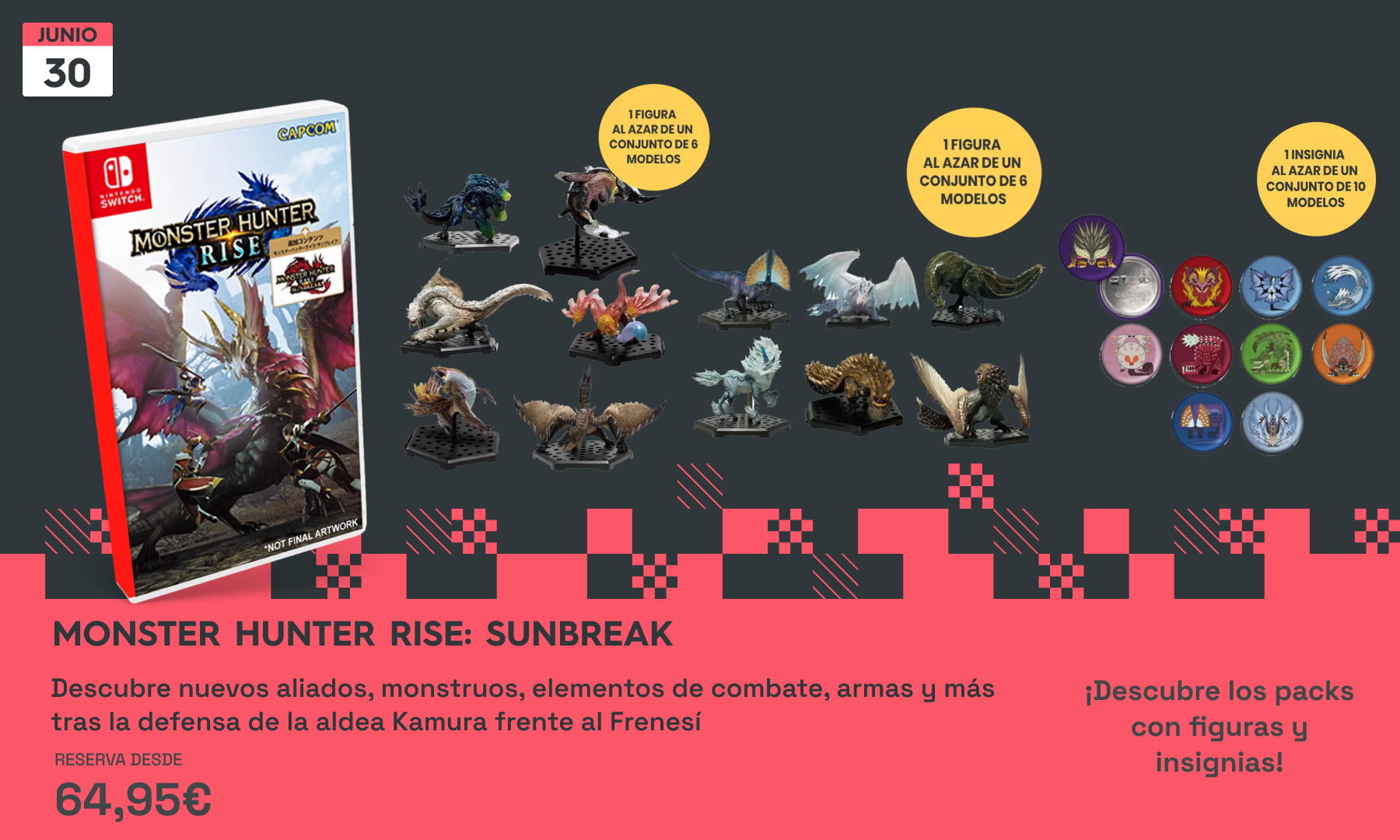 Llega la nueva expansión de Monster Hunter Rise: Sunbreak para Nintendo Switch: reserva disponible