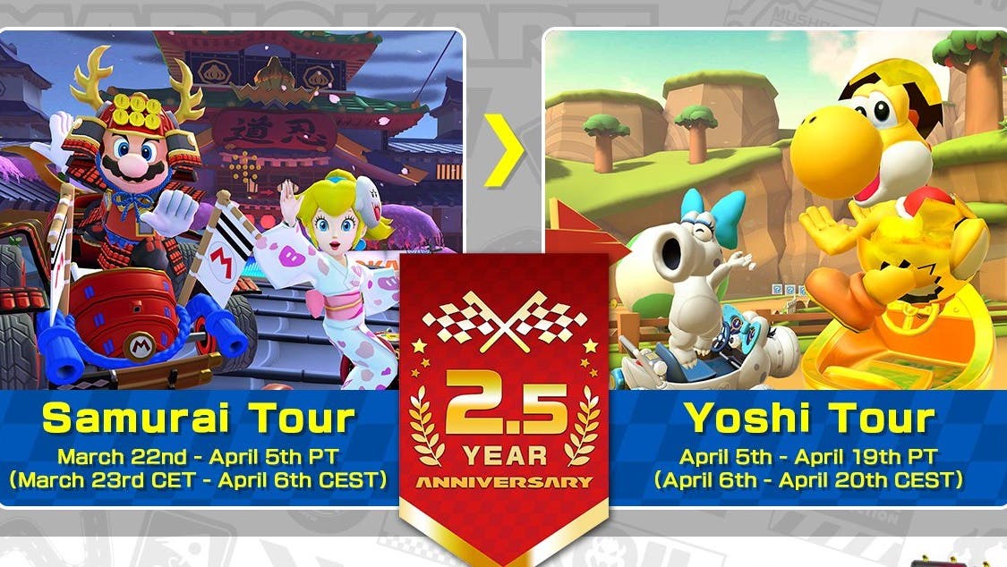 Mario Kart Tour celebra sus 2 años y medio con un nuevo evento