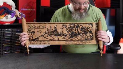 Sale a la luz un raro pergamino promocional de Zelda: The Wind Waker