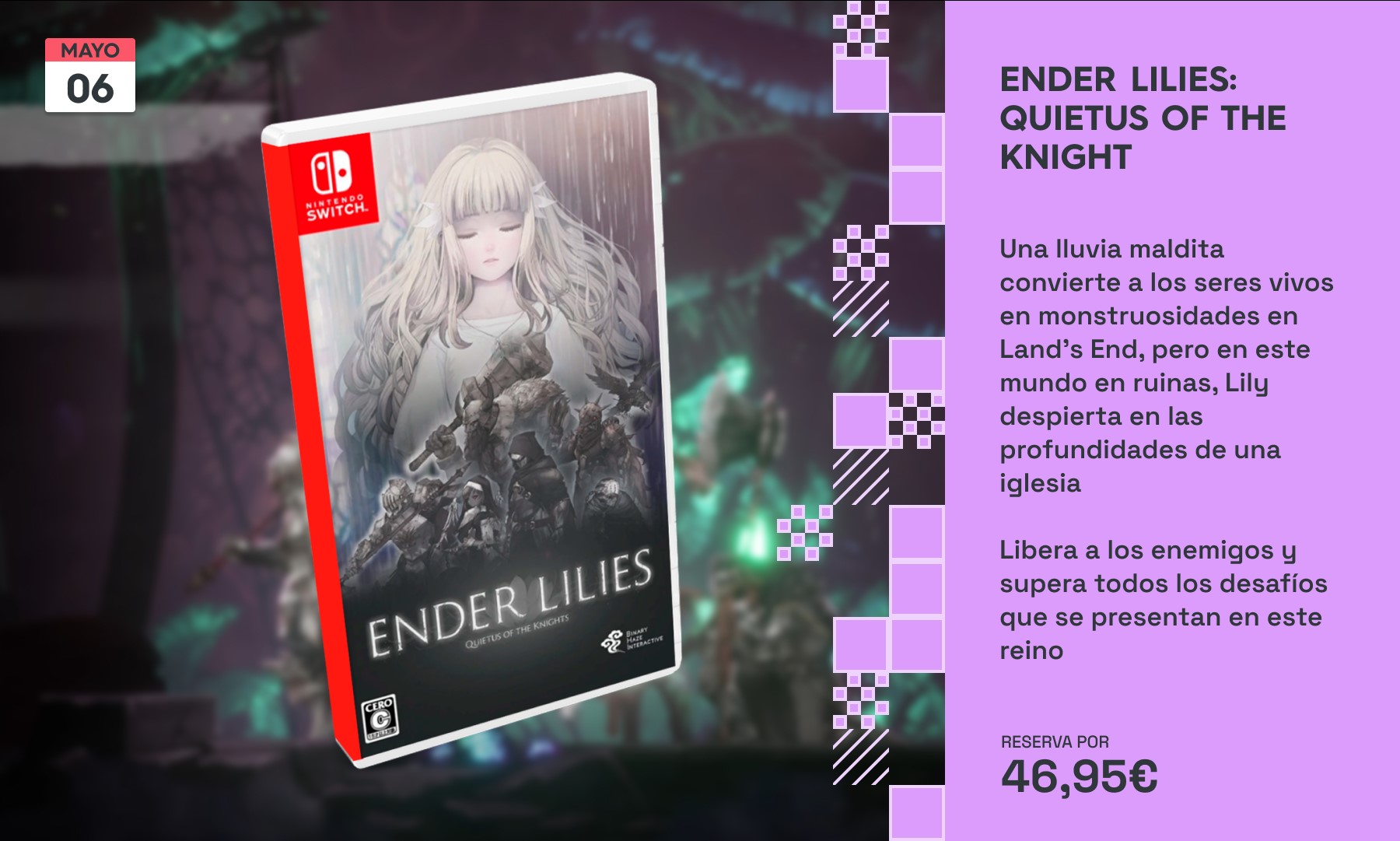 La fantasía oscura de Ender Lilies: Quietus of the Knights llega a Nintendo Switch: reserva disponible