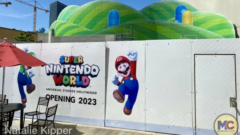 Nuevas imágenes del proceso de construcción de Super Nintendo World Hollywood