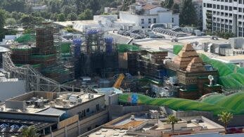 Nuevas imágenes muestran un gran progreso en la construcción de Super Nintendo World en Universal Studios Hollywood