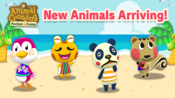 Animal Crossing: Pocket Camp da la bienvenida a cuatro nuevos vecinos