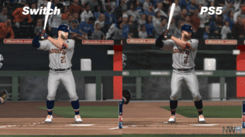 Comparativa en vídeo de Nintendo Switch vs. PS5 con MLB The Show 22