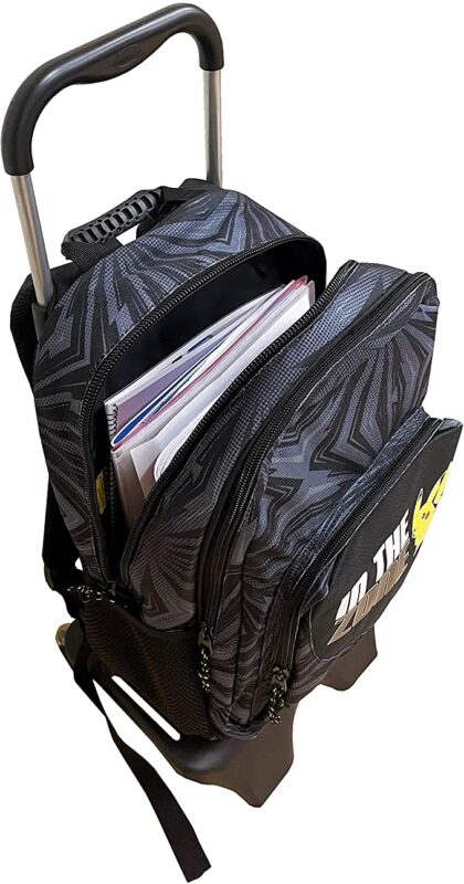 La mochila Pokémon trolley más completa, con carro y ruedas y muy resistente