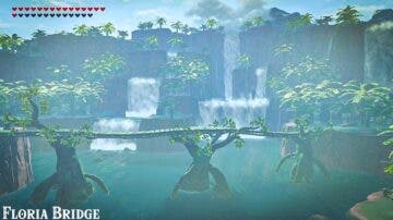 Recrean el Puente de Faroria de Zelda: Breath of the Wild en Animal Crossing: New Horizons