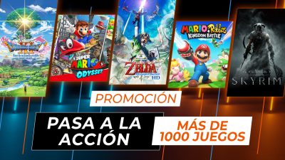 Nintendo lanza su Promoción Pasa a la acción en la eShop de Nintendo Switch: lista completa de rebajas