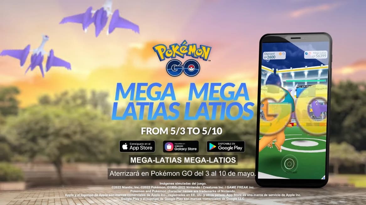 Mega Latios y Mega Latias llegan a Pokémon GO en mayo