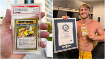 Logan Paul consigue récord Guinness con su carta Pokémon de 5,2 millones de dólares