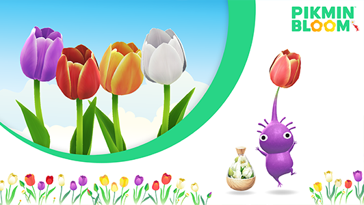 Pikmin Bloom celebra la llegada de los tulipanes en abril