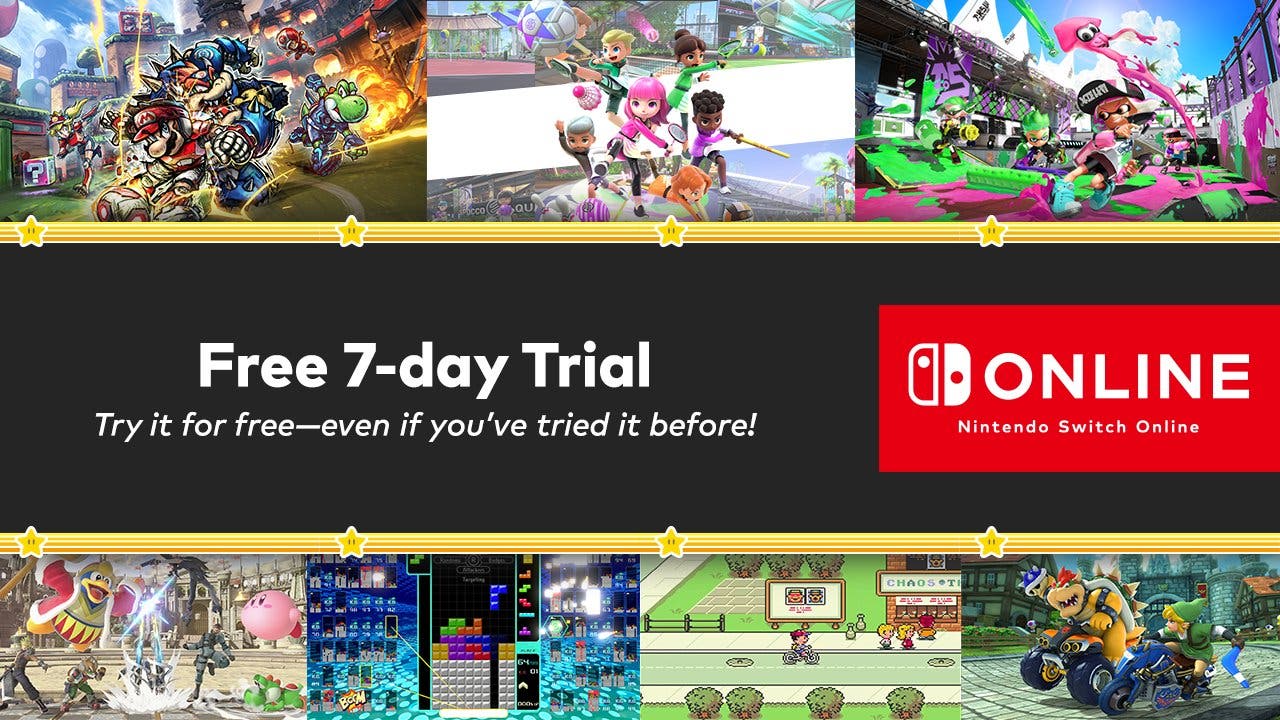 Nueva prueba gratuita de 7 días de Nintendo Switch Online disponible en América
