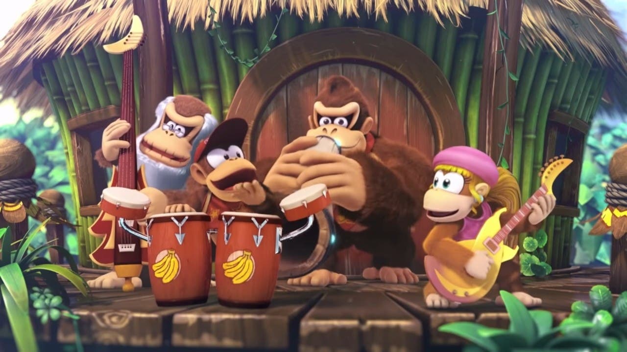 Conoce aquí a toda la familia de Donkey Kong