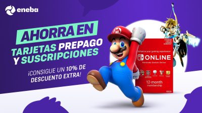 Solo por esta semana: Descuento especial en tarjetas prepago y suscripciones de Nintendo Switch en Eneba