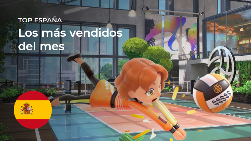 Nintendo Switch Sports volvió a ser el videojuego más vendido durante el pasado mes en España