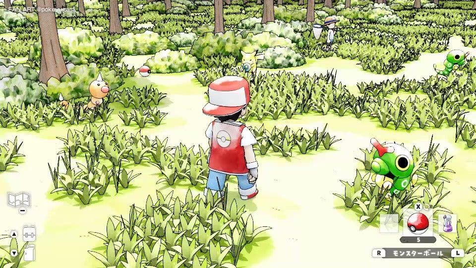 Artista imagina un juego de Pokémon en 3D inspirándose en los diseños de Ken Sugimori