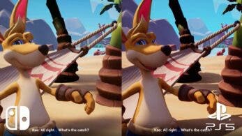 Comparativa en vídeo de Kao the Kangaroo: Nintendo Switch vs. PlayStation 5