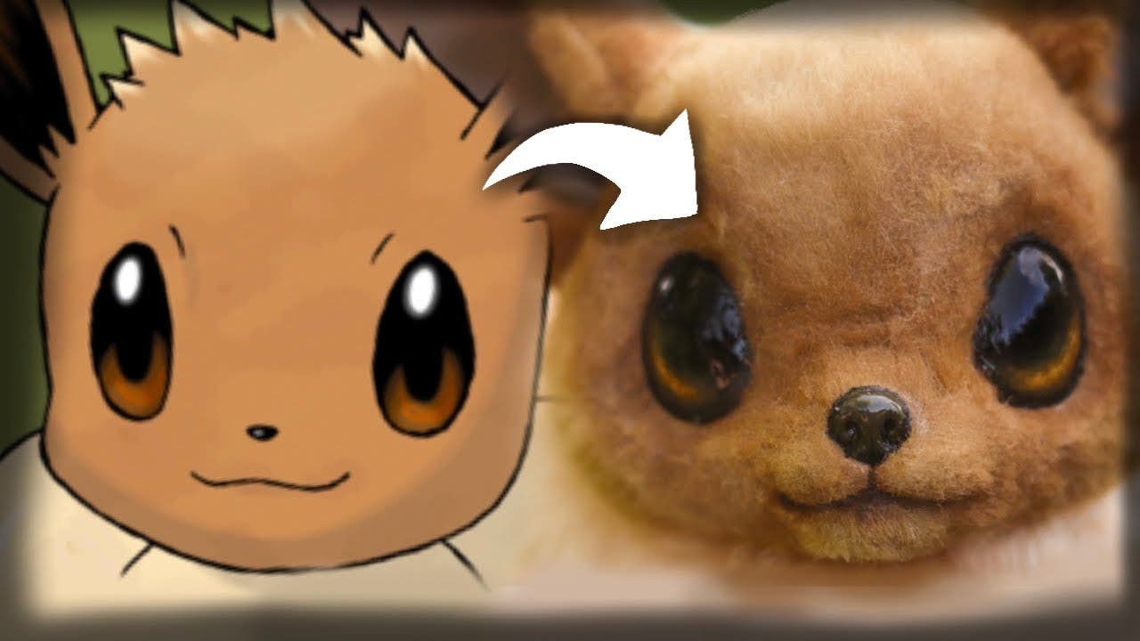 Fan de Pokémon ha creado este curioso muñeco de tamaño real de Eevee
