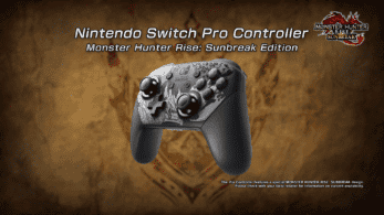 Anunciado un nuevo mando Nintendo Switch Pro Controller de Monster Hunter Rise: Sunbreak
