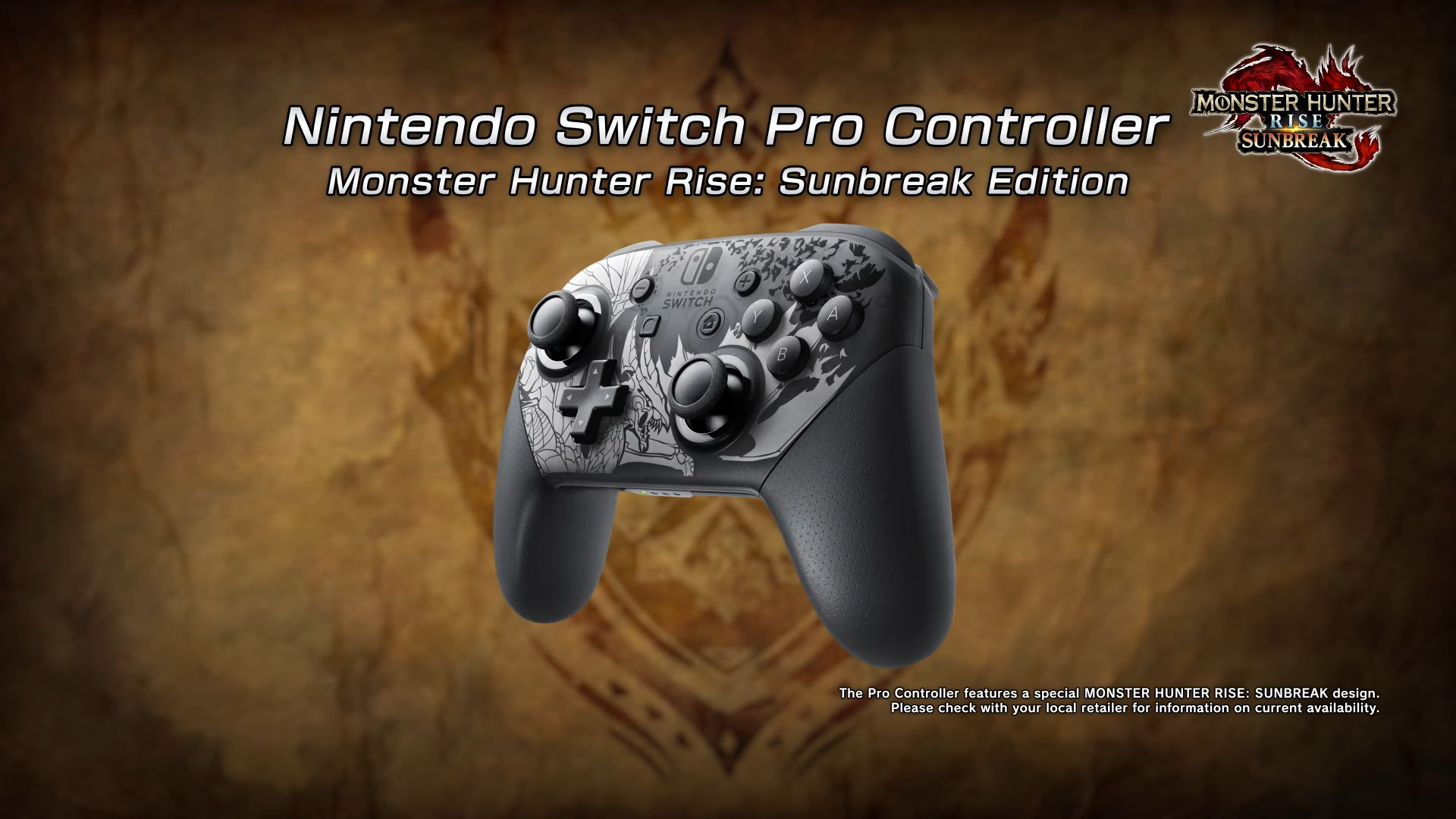 Anunciado un nuevo mando Nintendo Switch Pro Controller de Monster Hunter Rise: Sunbreak - Nintenderos