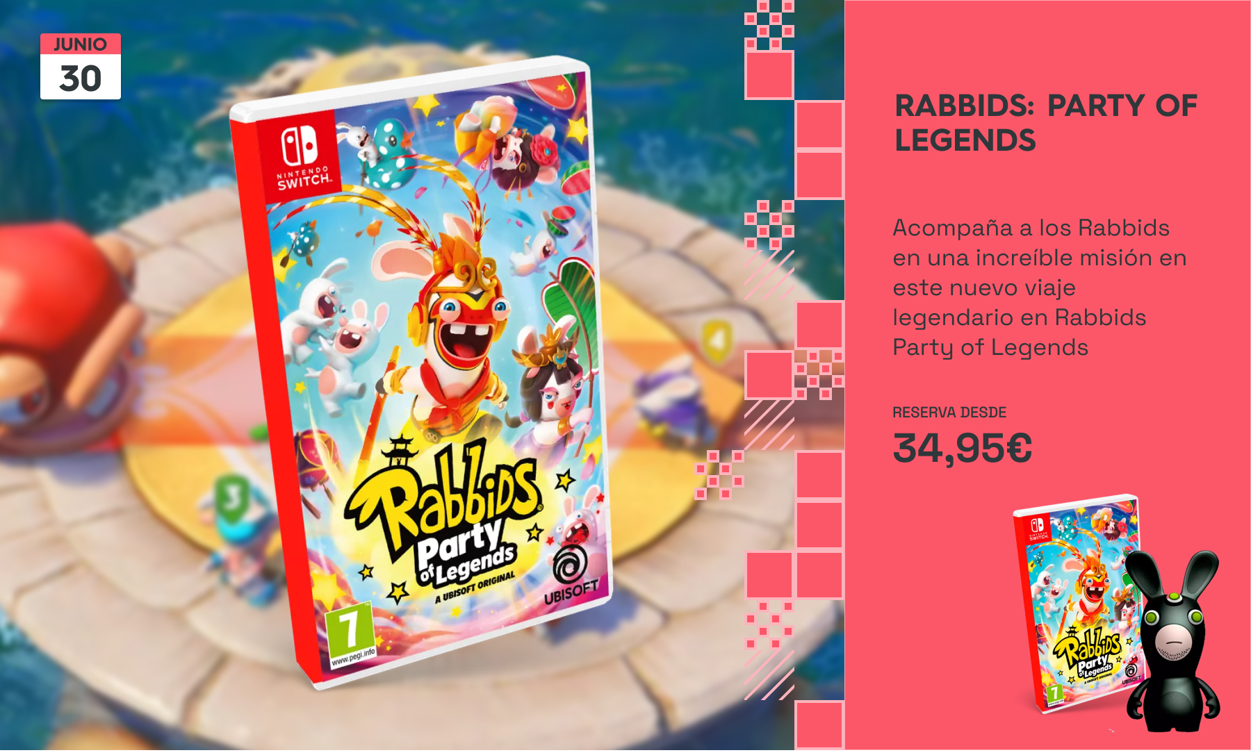 Las locuras están de vuelta con Rabbids: Party of Legends para Nintendo Switch: reserva disponible