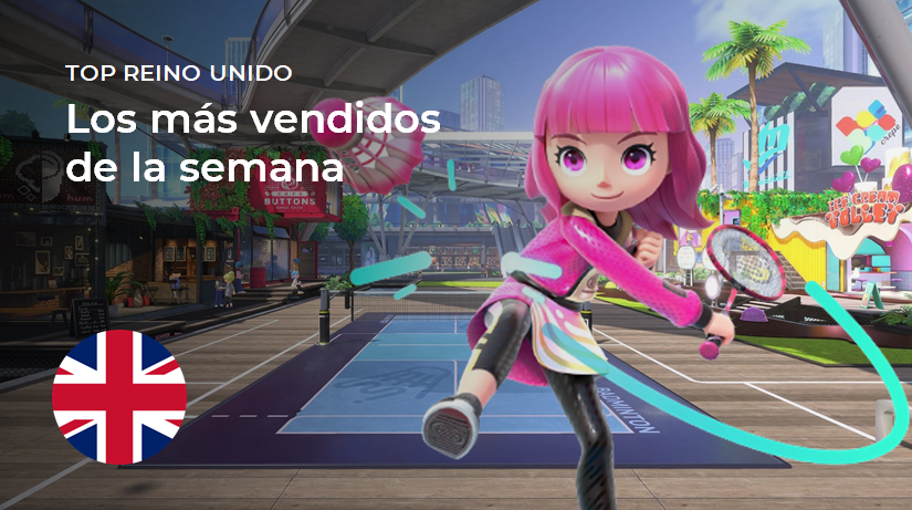 Nintendo Switch Sports se mantiene como lo más vendido de Nintendo en Reino Unido (29/8/22)