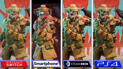 Comparativa en vídeo de Apex Legends entre su nueva versión de móviles, Nintendo Switch y más