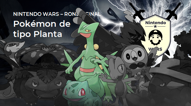 Ronda Final de Nintendo Wars: Pokémon de tipo Planta: ¡Bulbasaur vs. Sceptile!