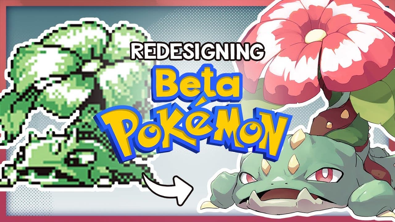 Este vídeo nos muestra diferentes Pokémon diseñados basándose en sus diseños beta