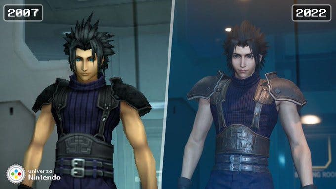 Comparativa del remake de Crisis Core: Final Fantasy VII Reunion con su  versión original - Nintenderos