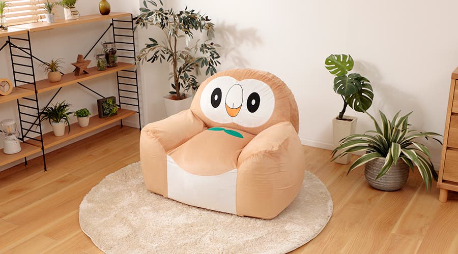 Este sofá de Rowlet es el sueño de todo fan de Pokémon
