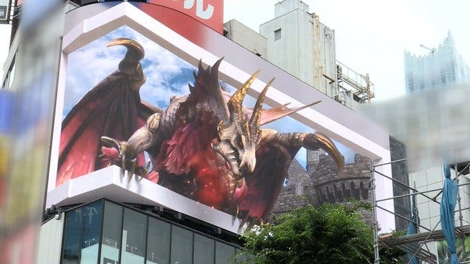Monster Hunter Rise: Sunbreak confirma colaboración con la cartelera Cross Shinjuku Vision y promoción de amiibo