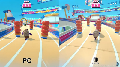 Fall Guys: Comparativa en vídeo entre PC y Nintendo Switch