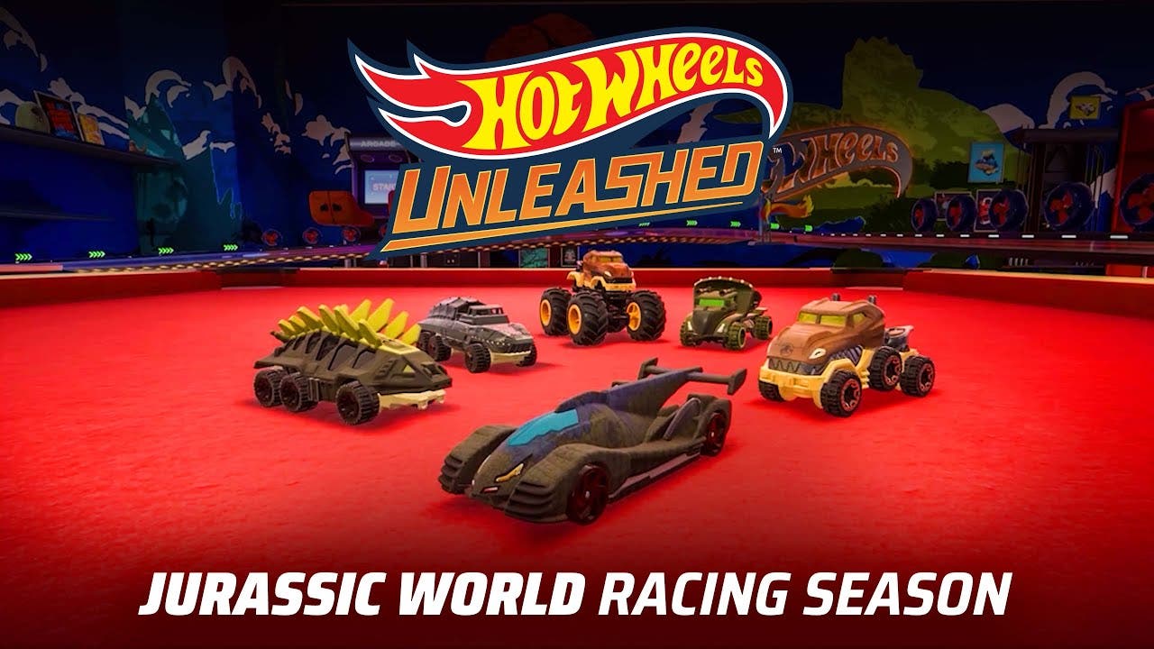 Hot Wheels Unleashed lanza su nueva temporada Jurassic World Racing