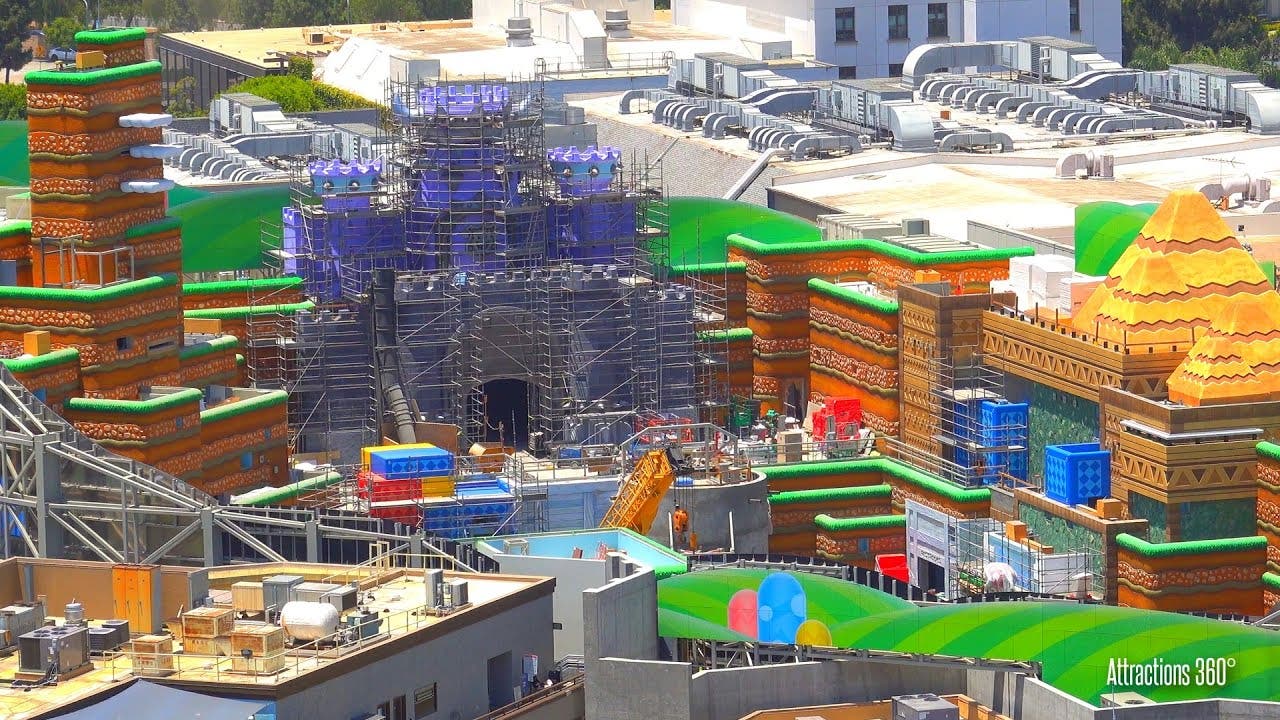 Nuevo vídeo nos muestra cómo marcha la construcción de Super Nintendo World en Hollywood
