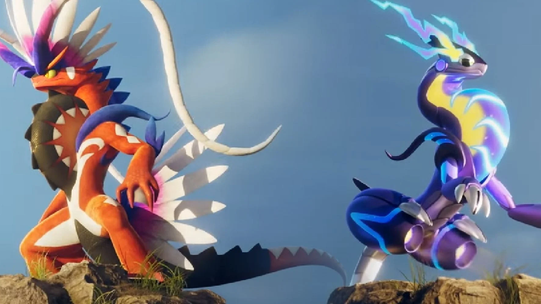 Pokémon Escarlata y Púrpura detalla oficialmente a Koraidon y Miraidon