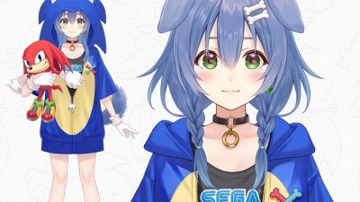 SEGA confirma colaboración entre Sonic the Hedgehog e Inugami Korone