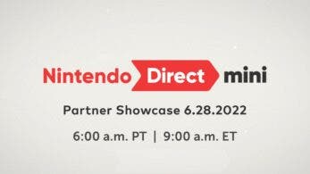 Un Nintendo Direct Mini Partner Showcase ha sido oficialmente anunciado para mañana