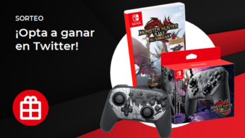 [Act.] ¡Sorteamos una copia física de Monster Hunter Rise: Sunbreak + mando Pro Controller del juego para Nintendo Switch!