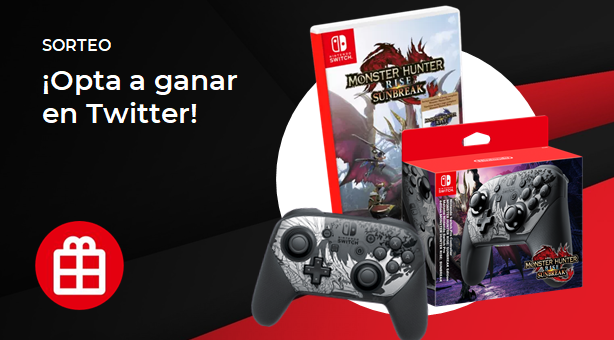 Mando Pro Controller Nintendo Switch Monster Hunter Rise NINTENDO