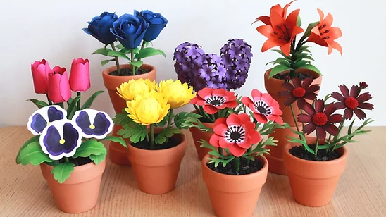 Estas flores de Animal Crossing: New Horizons hechas con papel parecen reales