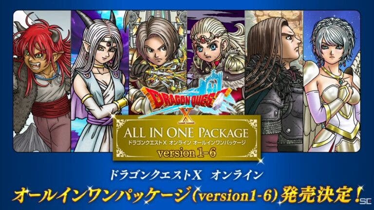 Dragon Quest X Online All In One Package Version 1-6 confirma fecha y más detalles para Japón