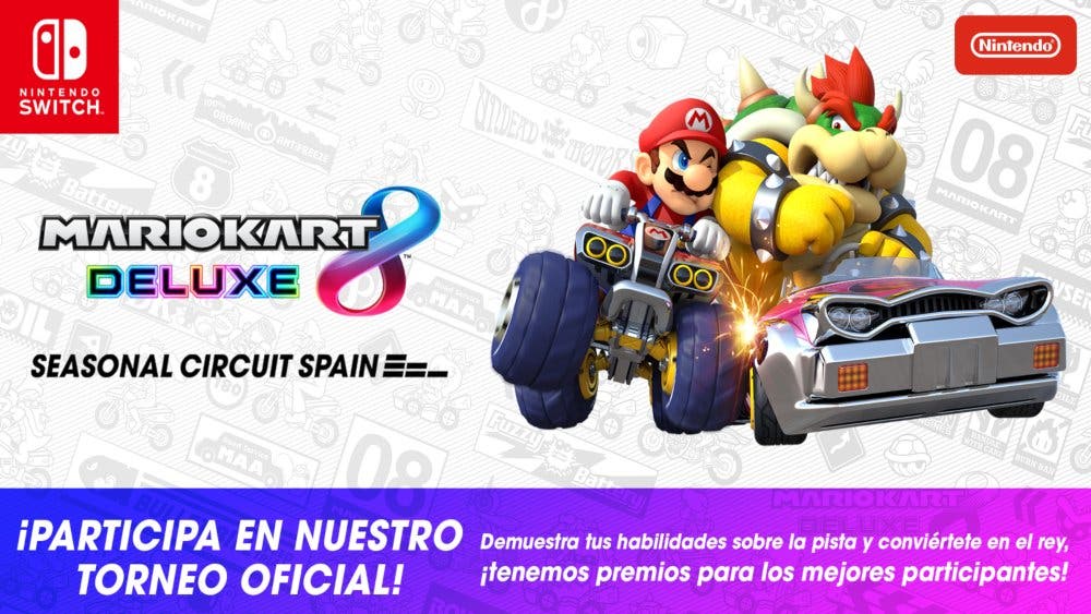 Nintendo anuncia el Mario Kart 8 Deluxe Seasonal Circuit Spain para buscar al mejor corredor