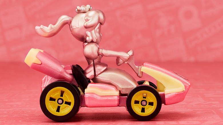 Peach de oro rosa confirma su propio Hot Wheels oficial de Mario Kart